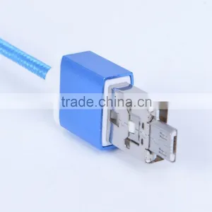 New Arrival Aluminium Alloy USB Data Cable for Mirco Usb Otg Cable / Braided Usb Charging Cable thumbnail-3