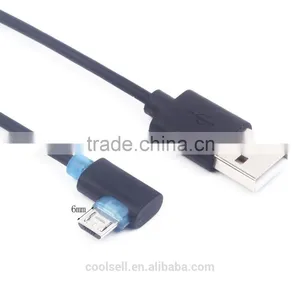Fast Charging 2.0 Usb Data Cable, Left/right Angle Micro Usb Cable,90 Degree Micro o Usb Cable thumbnail-5