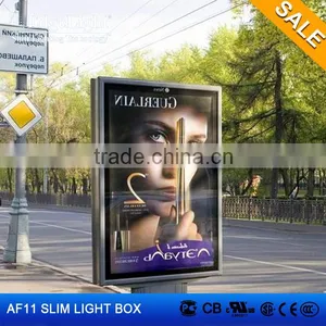 Edgelight AF11 Light Box Outdoor Waterproof Free Standing Advertising Single Side LED Light Box Made in OEM Factory thumbnail-1