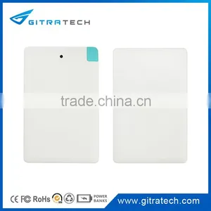 Ultra Slim 2500mAh Credit Card Power Bank With Large Logo Printing Area thumbnail-2