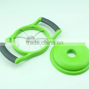 Kitchen Helper Rubber Handle Stainless Steel Fruit Cutter thumbnail-4
