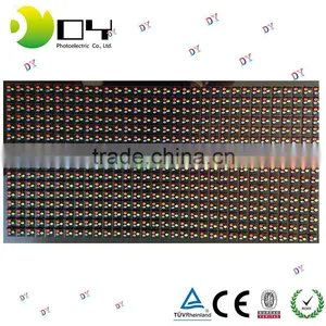 Outdoor RGB P10 Full Color LED Display Module 1R1G1B 320*160mm 7500mcd/sqm 1/4 Scan Waterproof DIP Led for Led Module Board thumbnail-1