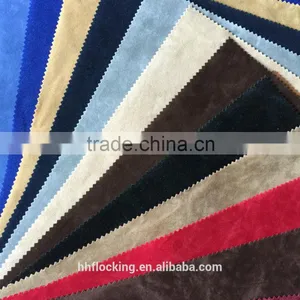Hot Cheap Sale Double-faced Flock Fabric Use for Shoes Boots thumbnail-1