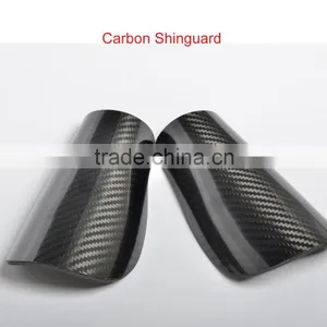 Carbon Fiber Shin Guards/Play Football Carbon Shinguards/Sports Carbon Shin Pads thumbnail-3