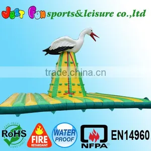 Kids Inflatable Climbing Wall for Sale,inflatable Climbing Tower With Stork thumbnail-1