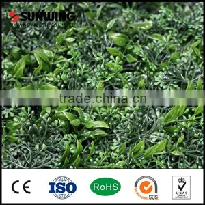 Green Plastic Artificial Vine Leaves Fence Covering thumbnail-1