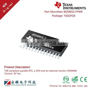 Genuine Original BQ4802LYPWR TSSOP28 BQ4802 Parallel RTC thumbnail-1