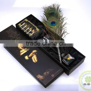 New Style Custom Quill Pen Set/Fashion Feather Pen and Quill Set thumbnail-1