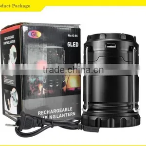 Portable&rechargeable Led Solar Camping Light With Cellphone Charger thumbnail-6