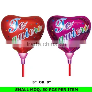 Wholesale Mini Round Shape Chirismas Santa Claus Mylar Inflatable Clap Stick Balloon thumbnail-6