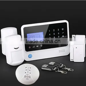 2014 D.I.Y Intelligent Smart House Wireless GSM Security Alarm System for House/office/store Protection and Safe thumbnail-1