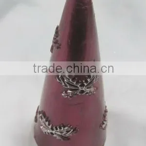 Circular Cone Shape Christmas Candle thumbnail-1