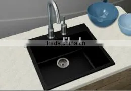 Corner Black Quartz Kitchen Sink Foshan thumbnail-1