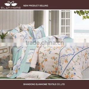 100% Cotton 128*68 Cheap Pigment Printing Duvet Cover Set With Zipper thumbnail-1