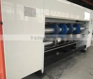 Best Quality XH-1450&2400 Flexo Printing 3 Colors Slotter Die Cutting Machine thumbnail-4