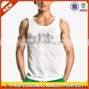 Custom Tank Top, Mens Cotton Vest, Casual Gilet(YCT-B0651) thumbnail-1