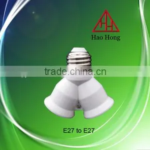 Hight Temperature Resist E27 to E27 PBT Adapter Lampholder thumbnail-1
