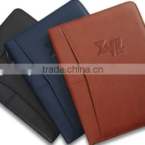 A5 Leather FIle Folder With Notepad-HYFD019 thumbnail-1