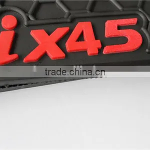 Black 5pc Rubber Floor Mat Car SUV All Season Mats Liner BPA FREE for Ix45 thumbnail-3