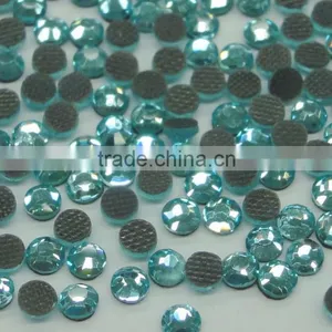 High Demand Aquamarine Loose DMC Hot Fix Rhinestone Transfers thumbnail-1
