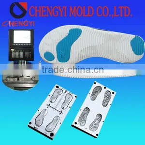 2014 High Quality Cnc Shoes Mould Making EVA Outsole Mould thumbnail-1