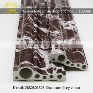 Factory Price Interior House Design Construction Fireproof Material Violet Red Molding Line thumbnail-5