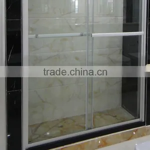 Freestanding Aluminum Building Shower Glass Door D16 thumbnail-6