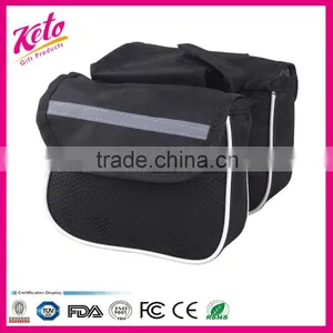 Custom Riding Bike Saddle Bag With Reflective Stripe thumbnail-1