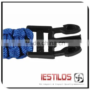 4mm Paracord With Whistle Buckle Survival Bracelet thumbnail-3