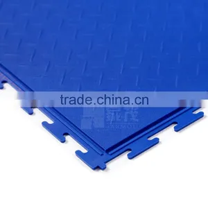 Printed Pattern and Wrinkle-Resistant,Anti-Bacteria,Waterproof,Anti-Slip Feature Showroom PVC Interlocking Tiles thumbnail-1