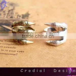 2013 Cheap Wholesale Hot Sale Claw Design Metal Ring For Women Fashion Rings thumbnail-1