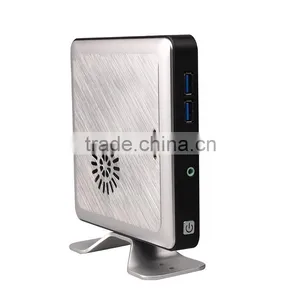 Lowest Price Thin Client Mini Industrial PC HTPC Intel Celeron 1037u Barebone System WiFi+HDMI 1080P+VGA+RJ45 Lan+USB3.0 Port thumbnail-1