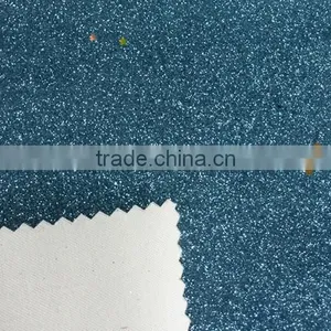 Shinny Glitter Polyurethan Synthetic PU Leather With TC Backing for Shoes Upper thumbnail-2