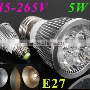 85~265V 5W GU10/E27/G5.3 LED Lamp Light Spotlight White/Warm WhiteLed Lighting thumbnail-1