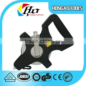 Wholesale White Metric and Inch Plastic Hook Blade Fiber Glass Plastic Measuring Tape thumbnail-3