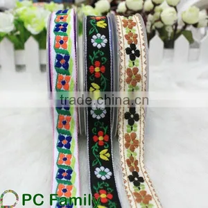 Beautiful Flower Jacquard Ribbon for Clothing Accessories thumbnail-1