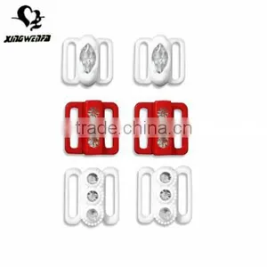 Underwear Accessories Plastic Clasp Buckle With Rhinestones thumbnail-1