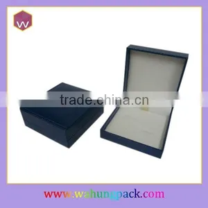 Black Cardboard Cufflink Presentation Box Packaging Cuff Links thumbnail-1