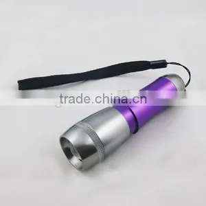 1101- 1 Watt LED Light Aluminum Telescopic Flashlight With ZOOM Function for Camping Usage thumbnail-6