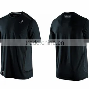 Mens Dryfit Panel Short Sleeve Running Tee Multiply Colors thumbnail-1