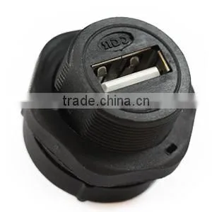 Circular Screw Type USB Waterproof Receptacle thumbnail-2