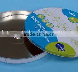 Round CD/DVD Tin Box thumbnail-1