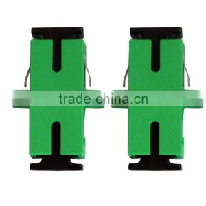 Fiber Optic Adapters Simplex Network FTTH Connectors With Inner / External Shutter Dust Cap Single Mode Duplex Optic Adaptors thumbnail-1