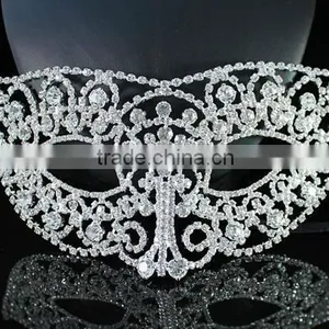 Wholesale Crystal Bulk Diy Party Mask Masquerade Masks Rhinestone thumbnail-1