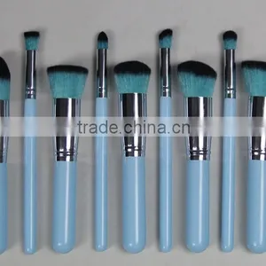 10pcs Makeup Brush Set Professional Personalized Fashion Girl's Makeup Kit thumbnail-1