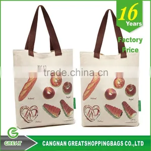 Black Coated Cotton Shopping Bag With Logoprinted thumbnail-6