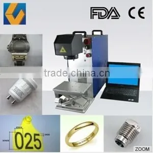 IPG Easy Carry And Portable 10W 20W Fiber Laser Marking Machine For Metal And Nonmetal thumbnail-1