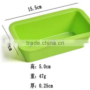 100% Food Grade Large Size Rectangle Loaf Toast Bread Cake Silicone Mould thumbnail-1