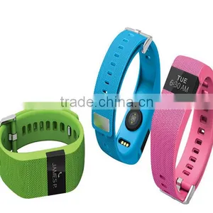 Heart Rate Monitor OLED Display Jw86 Bluetooth Healthy Tracker Smart Bracelet thumbnail-1