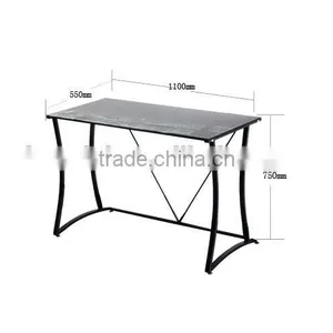 Contemporary Computer Desk/ Stainless Steel Frame thumbnail-3